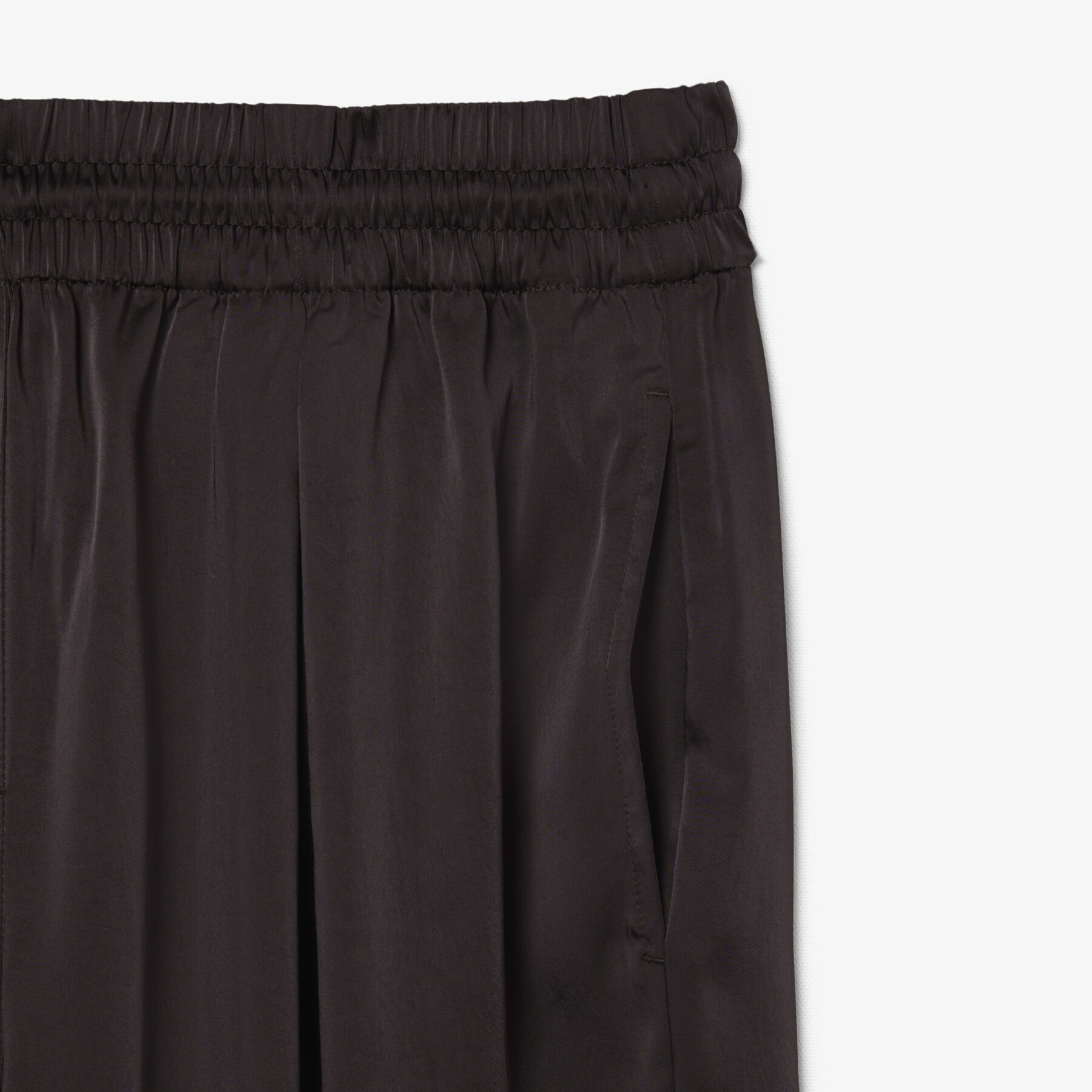Oversized Elasticated Satin Pants lacoste oversized elasticated satin pants