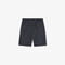 lacoste crocodile print stripe cotton shorts