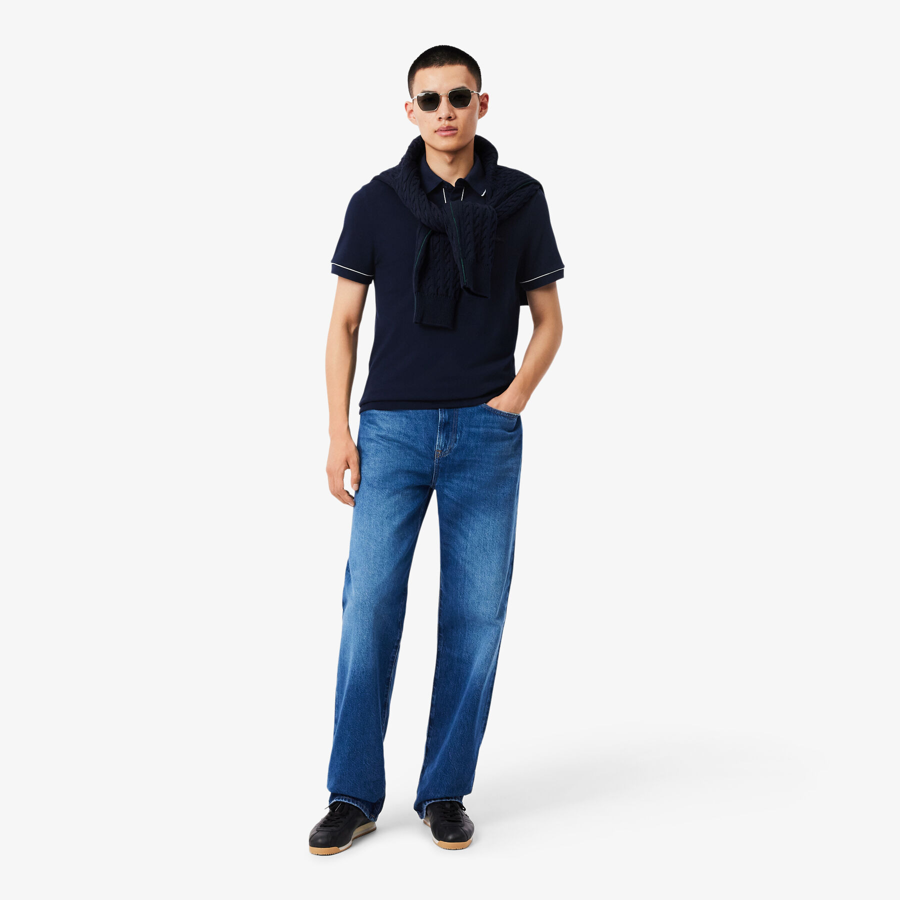 Regular Fit Paris Stretch Pique Polo Shirt - PH8184-00-166