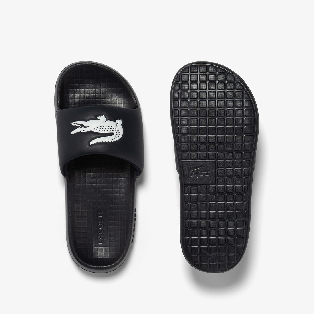 حذاء مفتوح لاكوست 1.0 من خامات صناعية للرجال مجموعة Croco Men's Lacoste Croco 1.0 Synthetic Slides - 45CMA0002-312