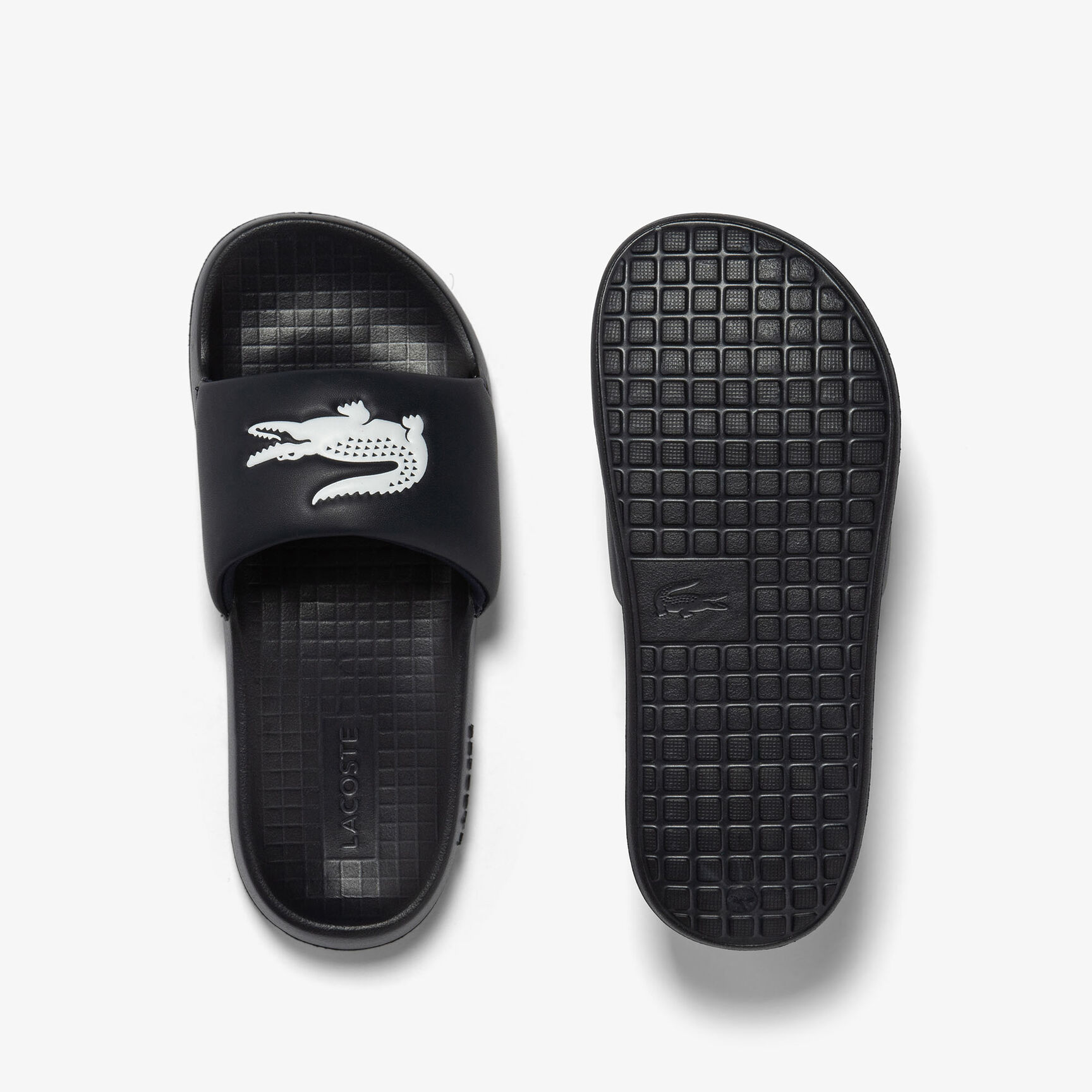 حذاء مفتوح لاكوست 1.0 من خامات صناعية للرجال مجموعة Croco Men's Lacoste Croco 1.0 Synthetic Slides - 45CMA0002-312