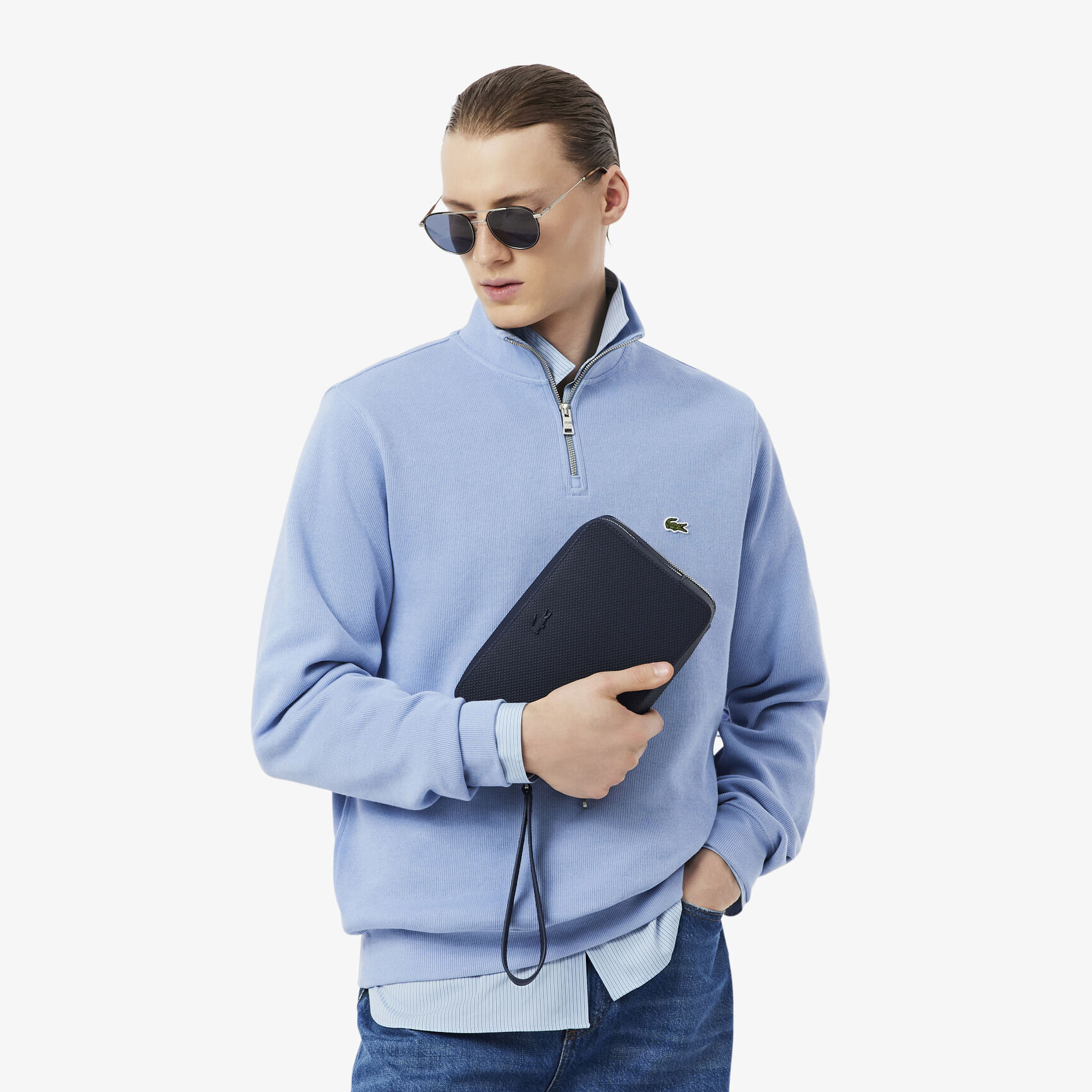 Chantaco Pique Leather Zipped Pouch - NH2922CE-021