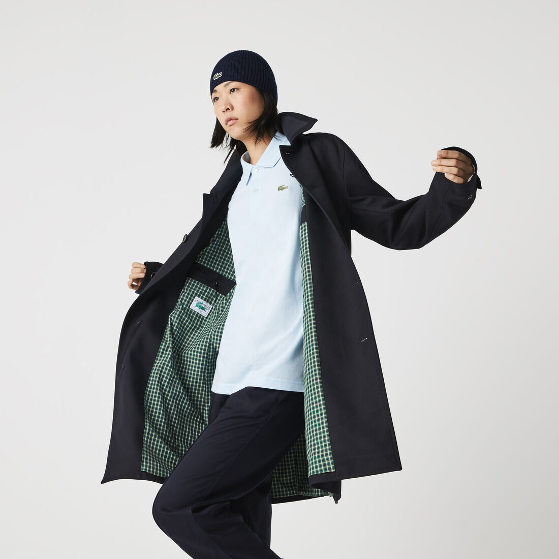 Unisex Wool Blend Straight Fit Jacket Unisex Wool Blend Straight Fit Jacket