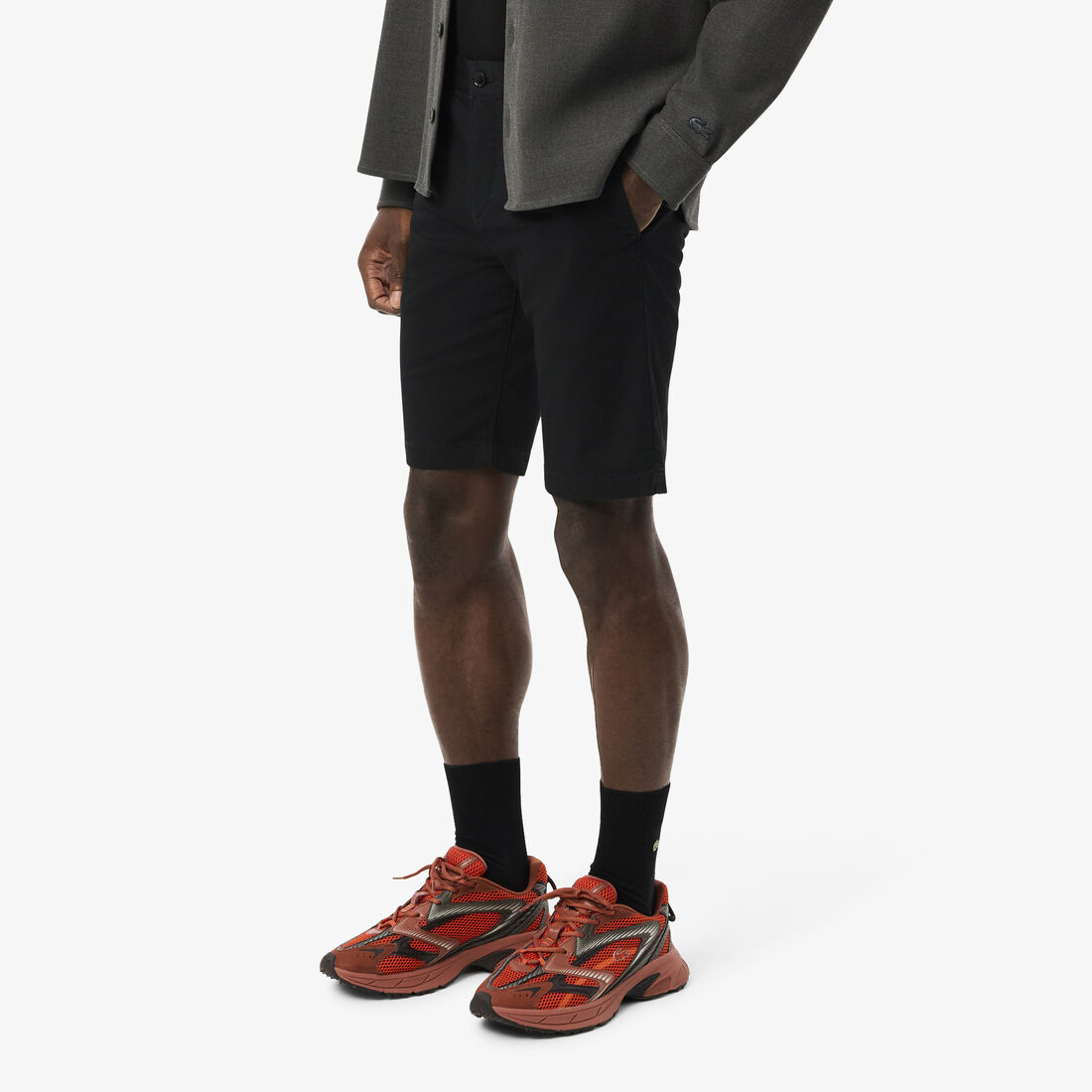 Slim Fit Stretch Cotton Chino Shorts Slim Fit Stretch Cotton Chino Shorts - FH3347-00-031