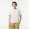 women s lacoste jersey contrast print t shirt