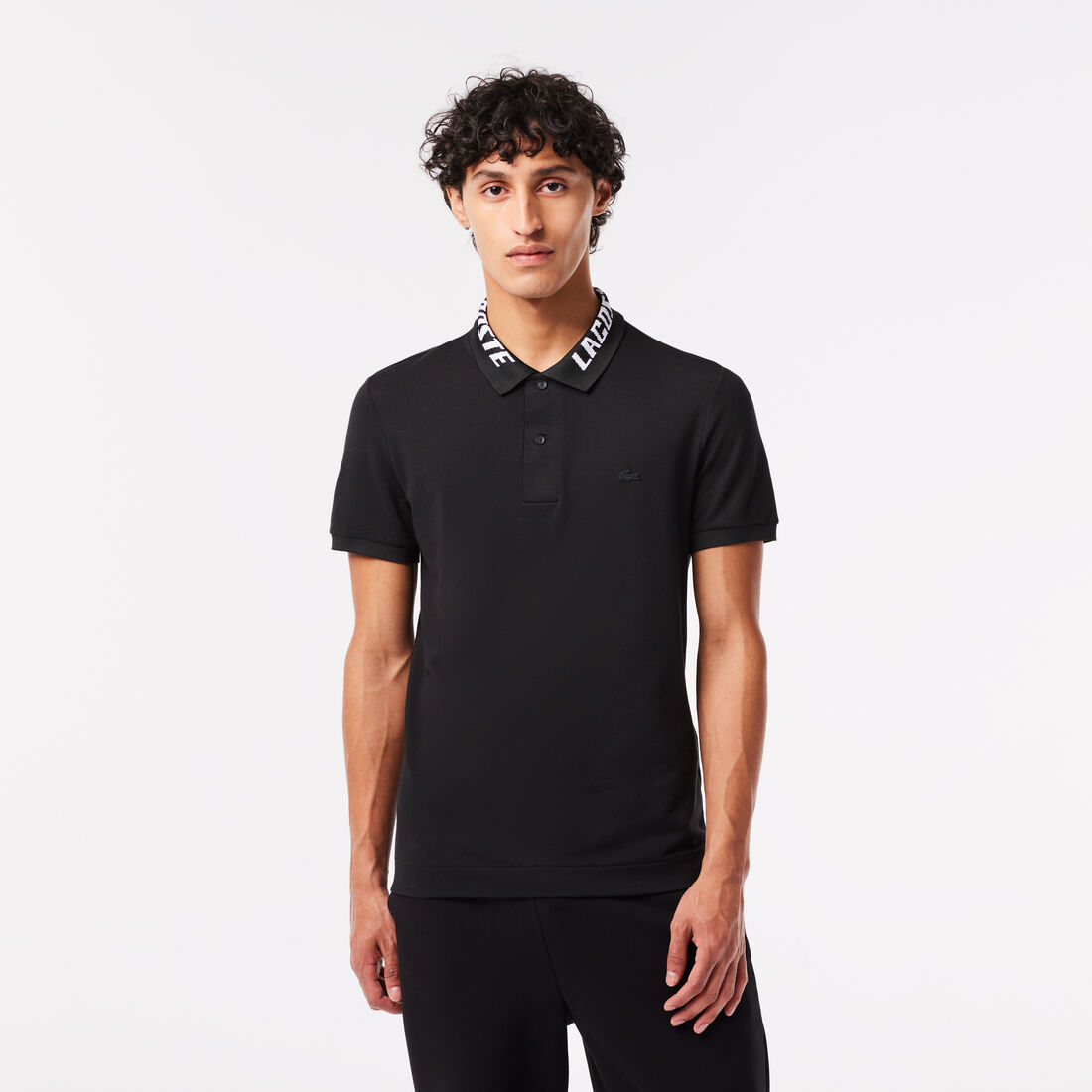 Men's Lacoste Branded Slim Fit Stretch Piqu� Polo - PH9642-00-031