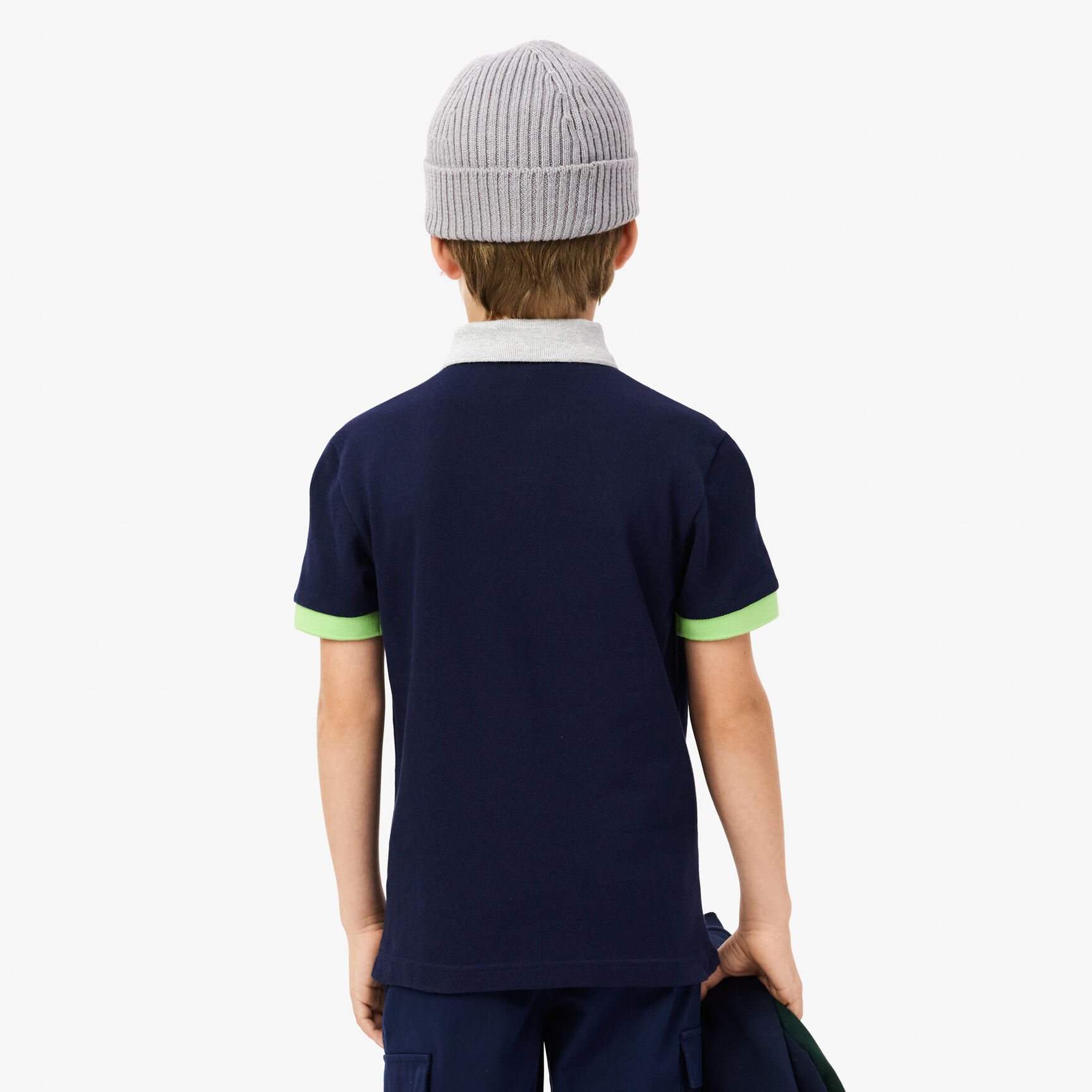 Colourblock Cotton Pique Polo Shirt Colourblock Cotton Pique Polo Shirt - PJ2456-00-I9R