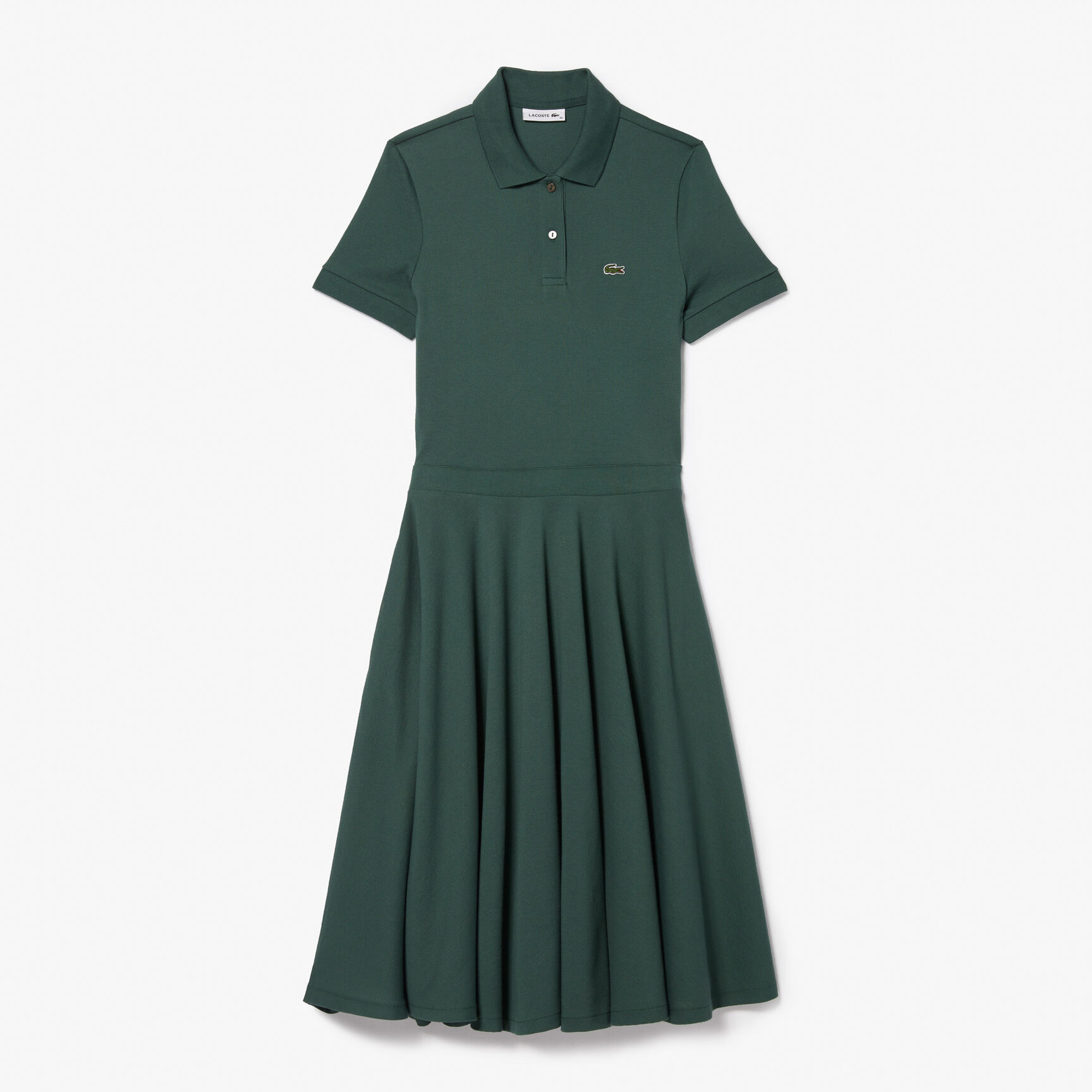 Women’s Fitted Cotton Piqué Polo Dress Women’s Fitted Cotton Piqué Polo Dress