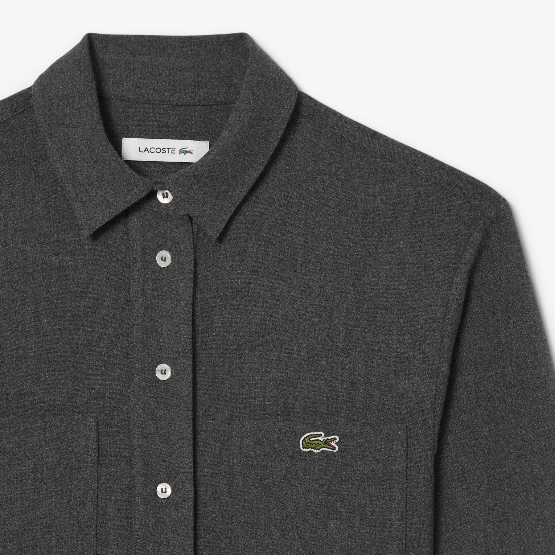 lacoste long sleeved flannel jumpsuit