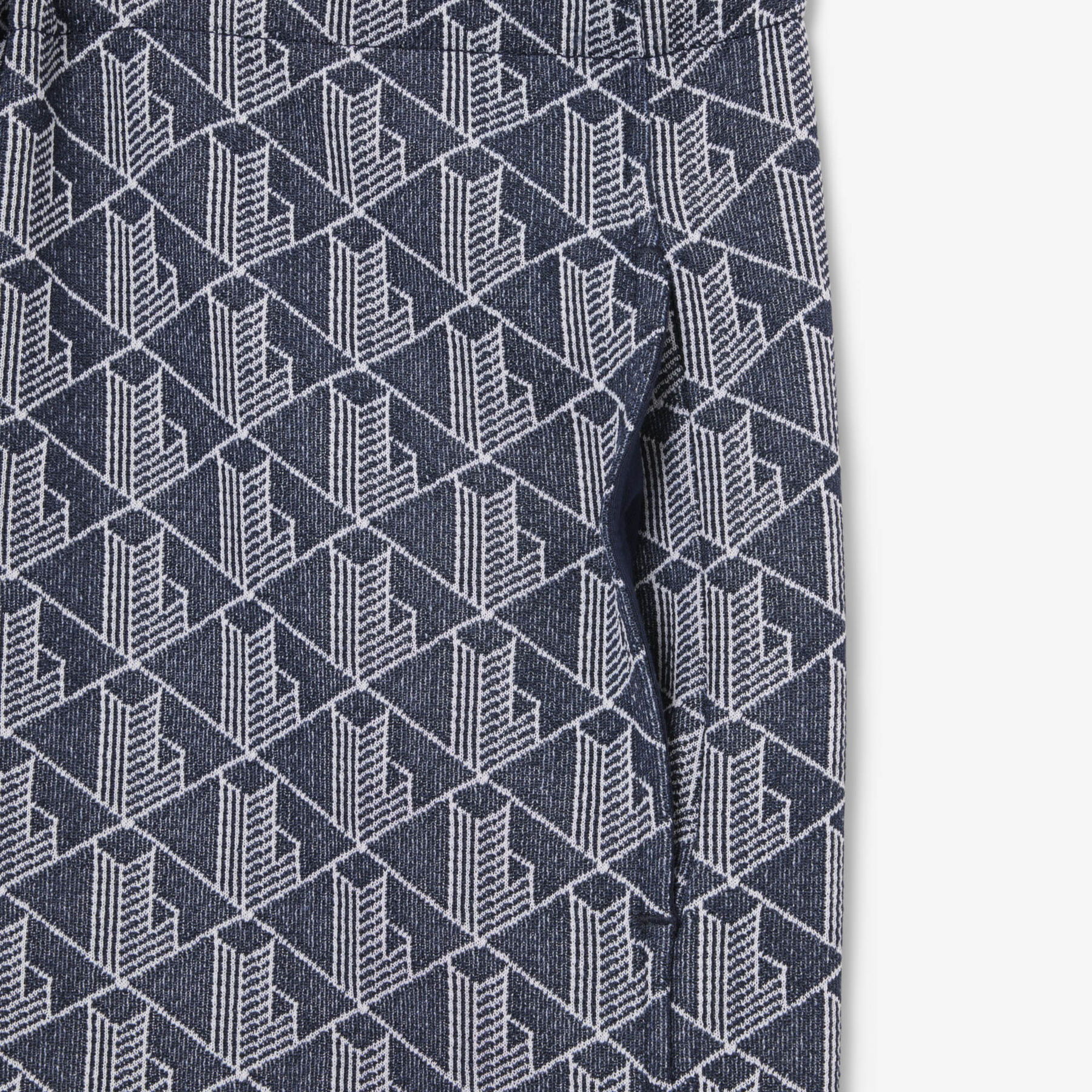 lacoste jacquard monogram hoodie dress