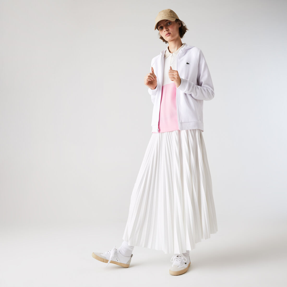 Women's Lacoste SPORT Fleece Zip Tennis Hoodie Women's Lacoste SPORT Fleece Zip Tennis Hoodie