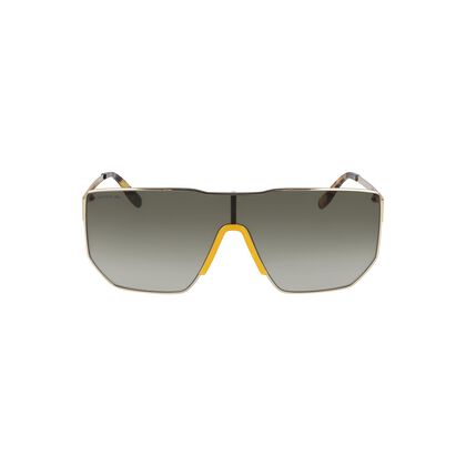Unisex Shield Metal Urban Corner Sunglasses