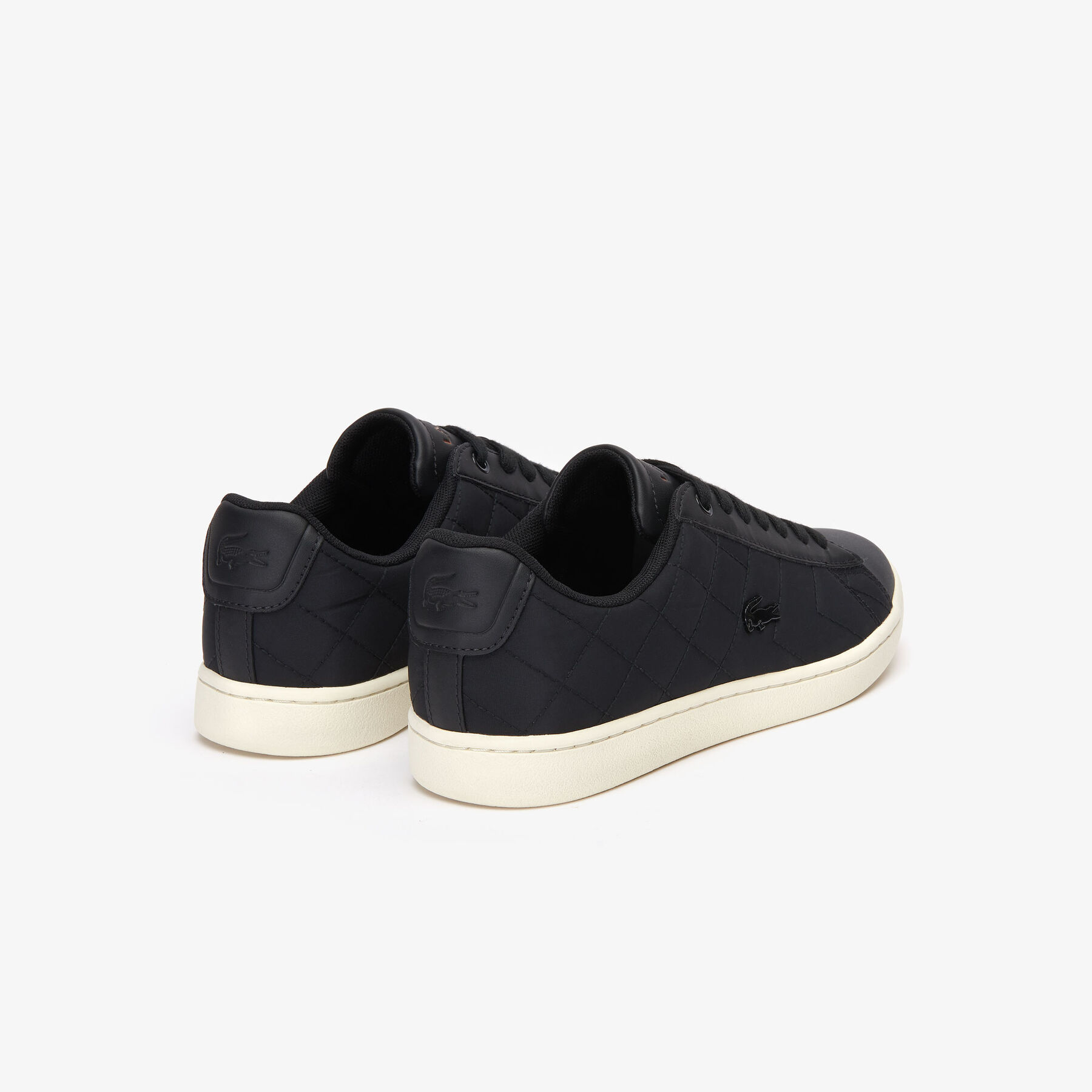 lacoste women s carnaby evo textile trainers