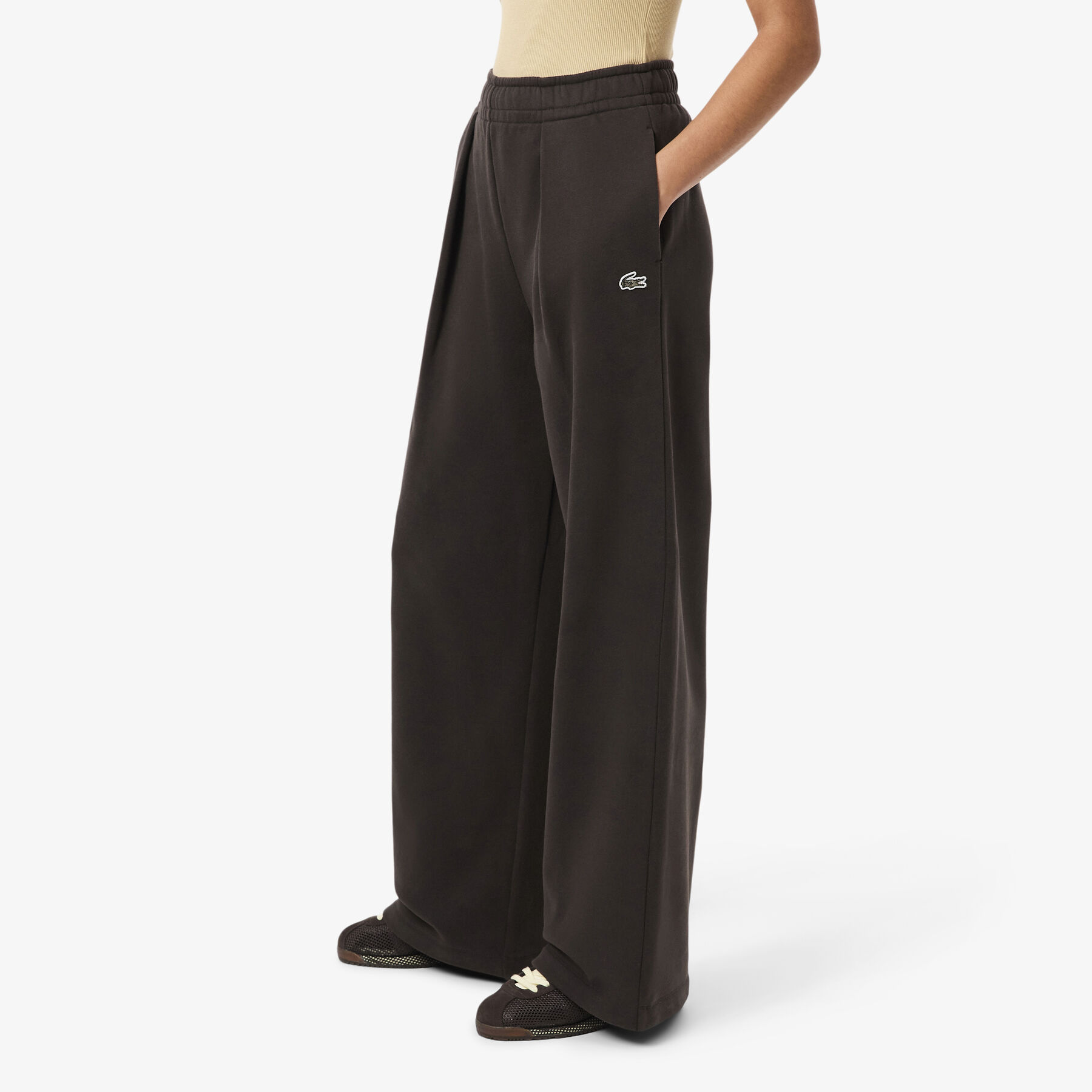 Wide Fit Fleece Sweatpants lacoste wide fit fleece sweatpants