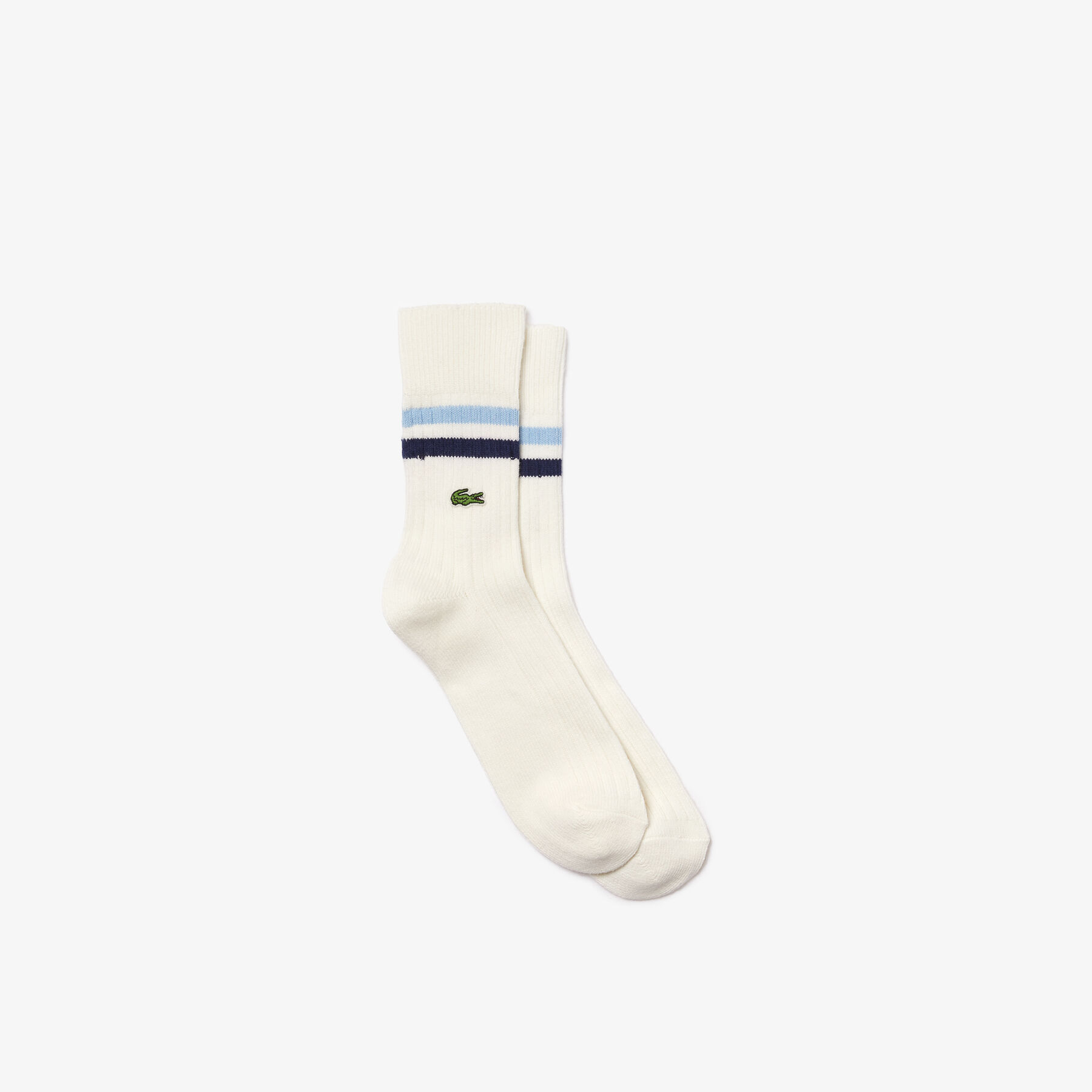 Men’s Striped Ankle Stretch Cotton Socks lacoste men s striped ankle stretch cotton socks
