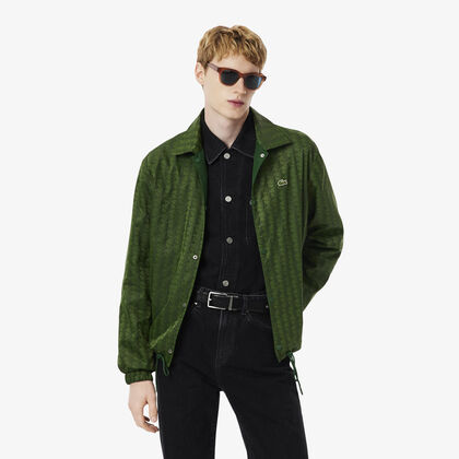 Reversible Bi Material Monogram Jacket