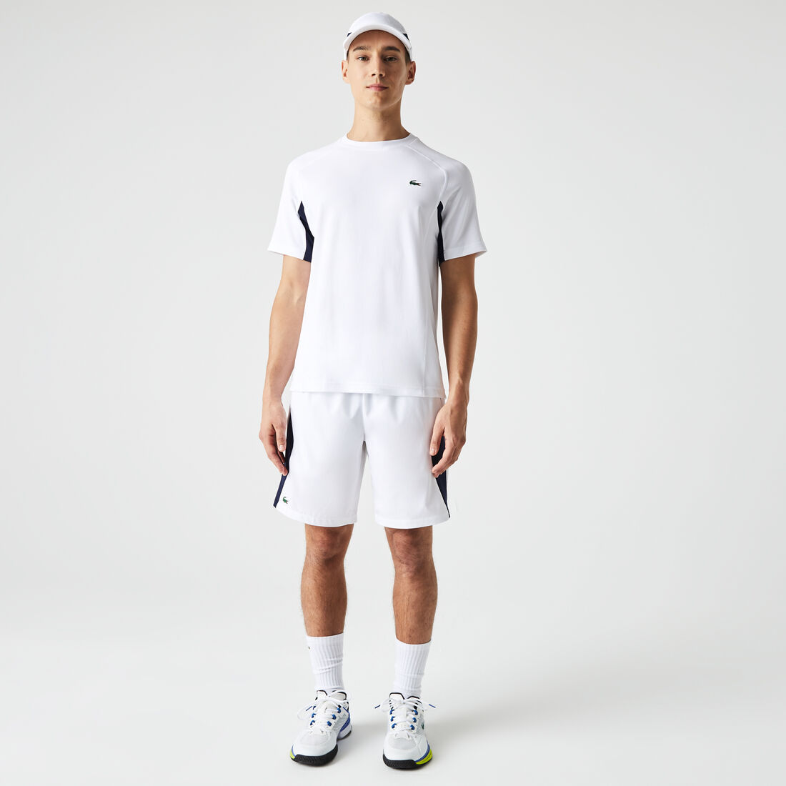 Men's Lacoste SPORT Color-Block Ultra-Dry Piqué Tennis T-Shirt Men's Lacoste SPORT Color-Block Ultra-Dry Piqué Tennis T-Shirt