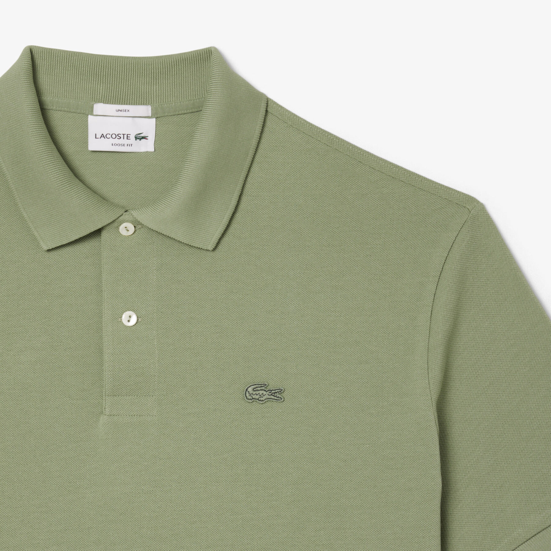 Loose Fit Heavy Pique Polo Shirt Loose Fit Heavy Pique Polo Shirt - PH7757-00-S86