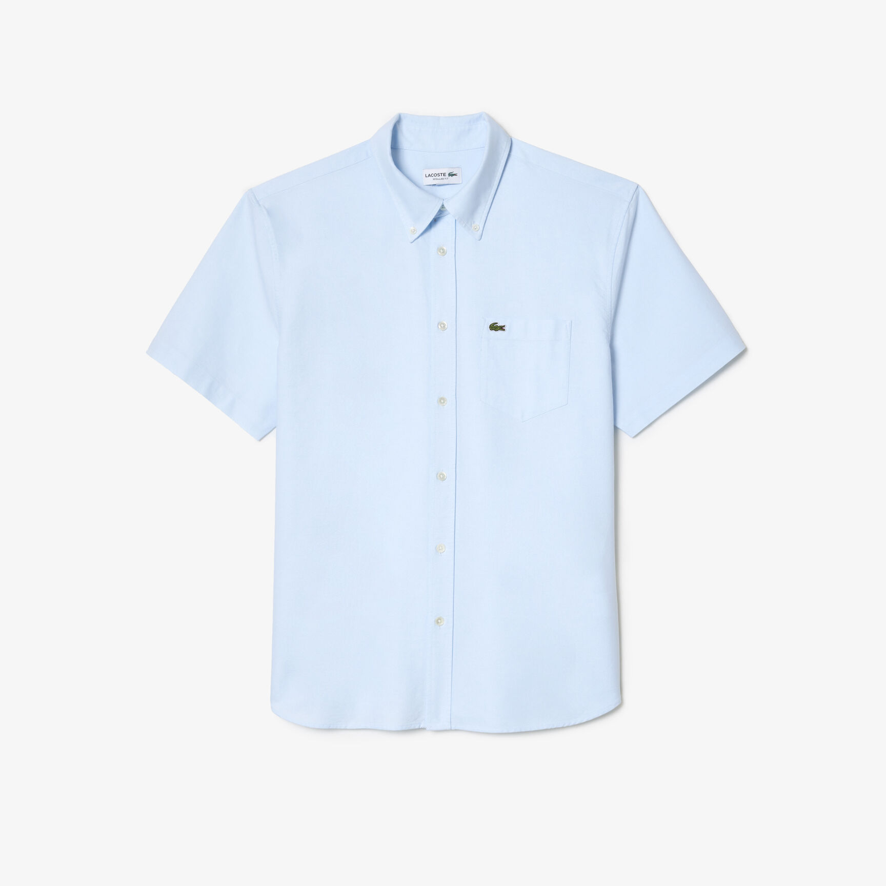 قميص أكسفورد بقصّة عادية وأكمام قصيرة Regular Fit Short Sleeved Oxford Shirt - CH1917-00-F6Z
