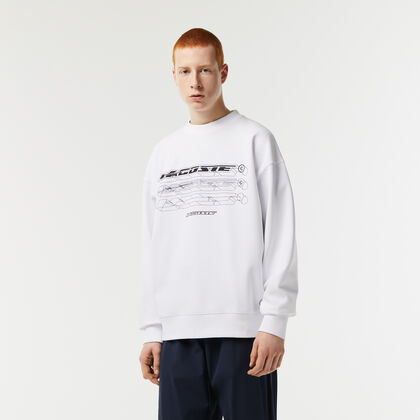 Men’s Lacoste Loose Fit Branded Sweatshirt