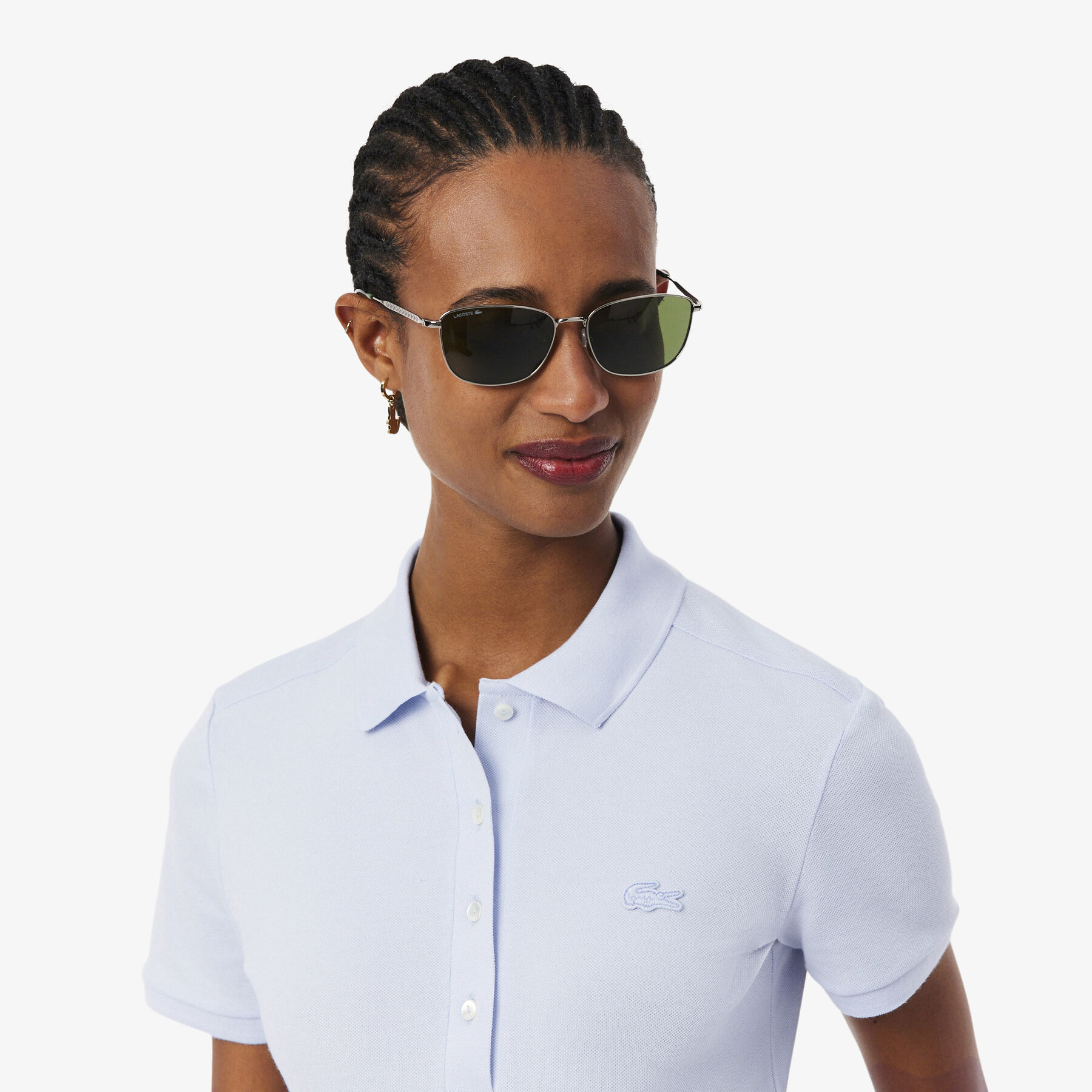 lacoste l 12 d slim fit stretch petit pique polo shirt
