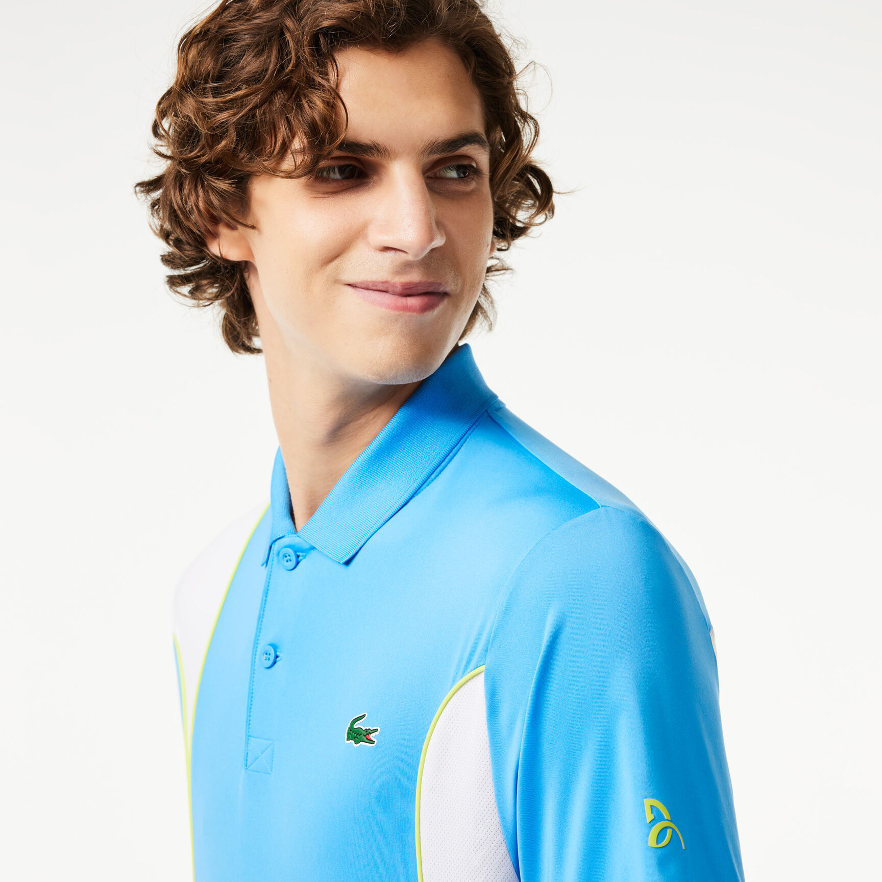 Men's Lacoste SPORT x Novak Djokovic Regular Fit Color-Block Polo Shirt Men's Lacoste SPORT x Novak Djokovic Regular Fit Color-Block Polo Shirt - DH3543-00-26F