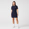 lacoste women s contrast branded two ply jersey polo dress