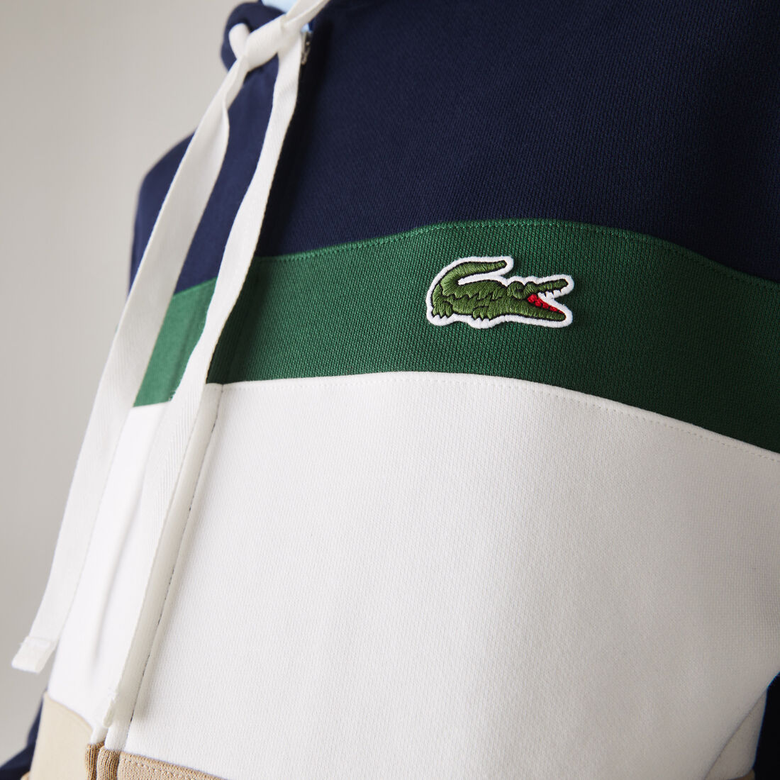 سويت شيرت صوف بسحاب مع غطاء رأس وكتل لونية للرجال سويت شيرت صوف بسحاب مع غطاء رأس وكتل لونية للرجال