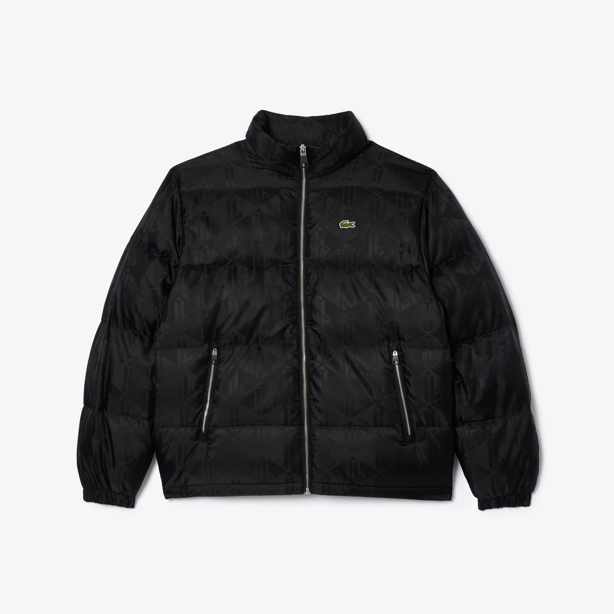 Buy Water-Repellent Monogram Jacquard Down Jacket | Lacoste UAE