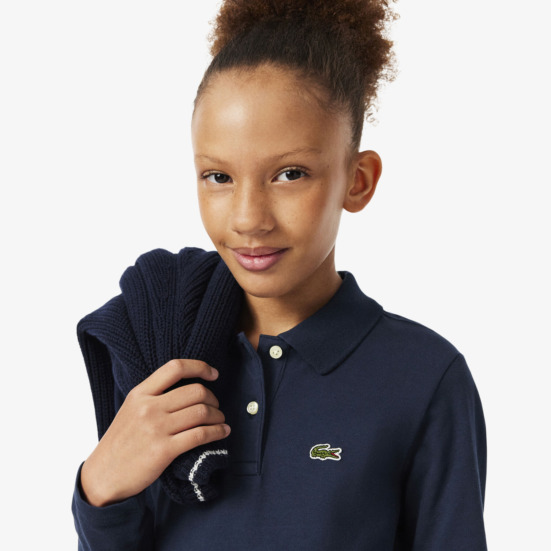 Long-Sleeved Stretch Pique Dress lacoste long sleeved stretch pique dress
