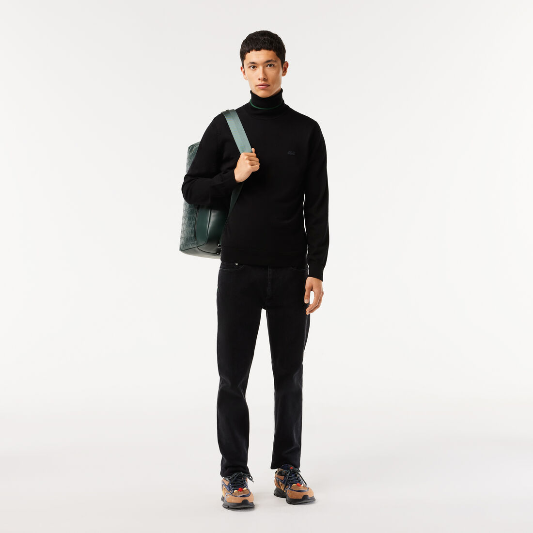 Leather Monogram Print Weekend Bag Leather Monogram Print Weekend Bag - NH4403MR-B43