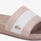 Women's Croco Metallic PU Slides lacoste women s croco metallic pu slides