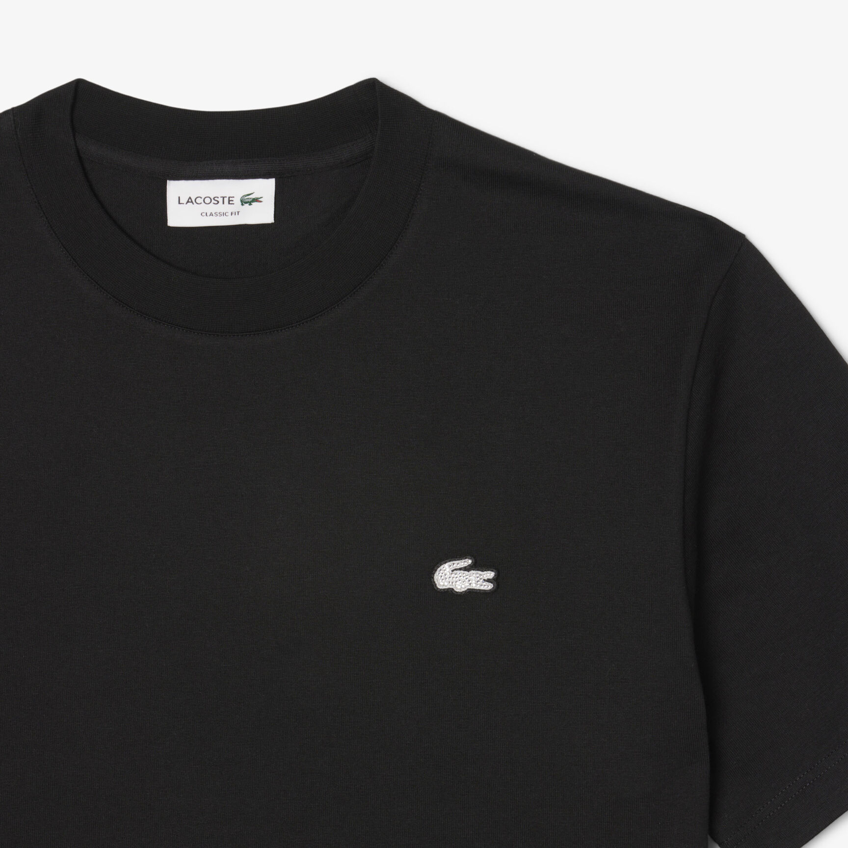 Diamante Crocodile Cotton T-shirt - TH6883-00-031