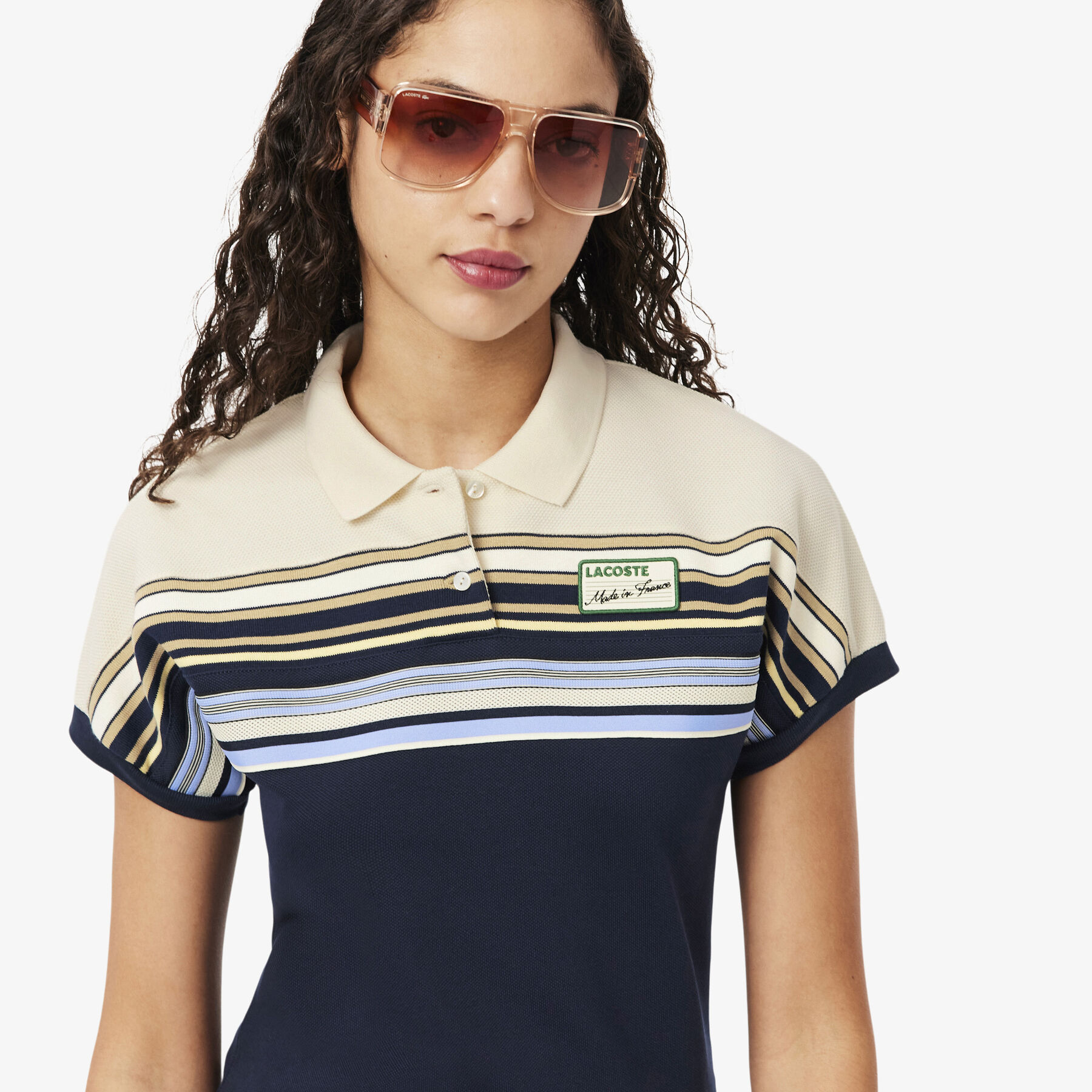 French Made Slim Fit Striped Polo Shirt - PF5291-00-XCH