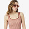 Printed One Piece Swimsuit lacoste printed one piece swimsuit