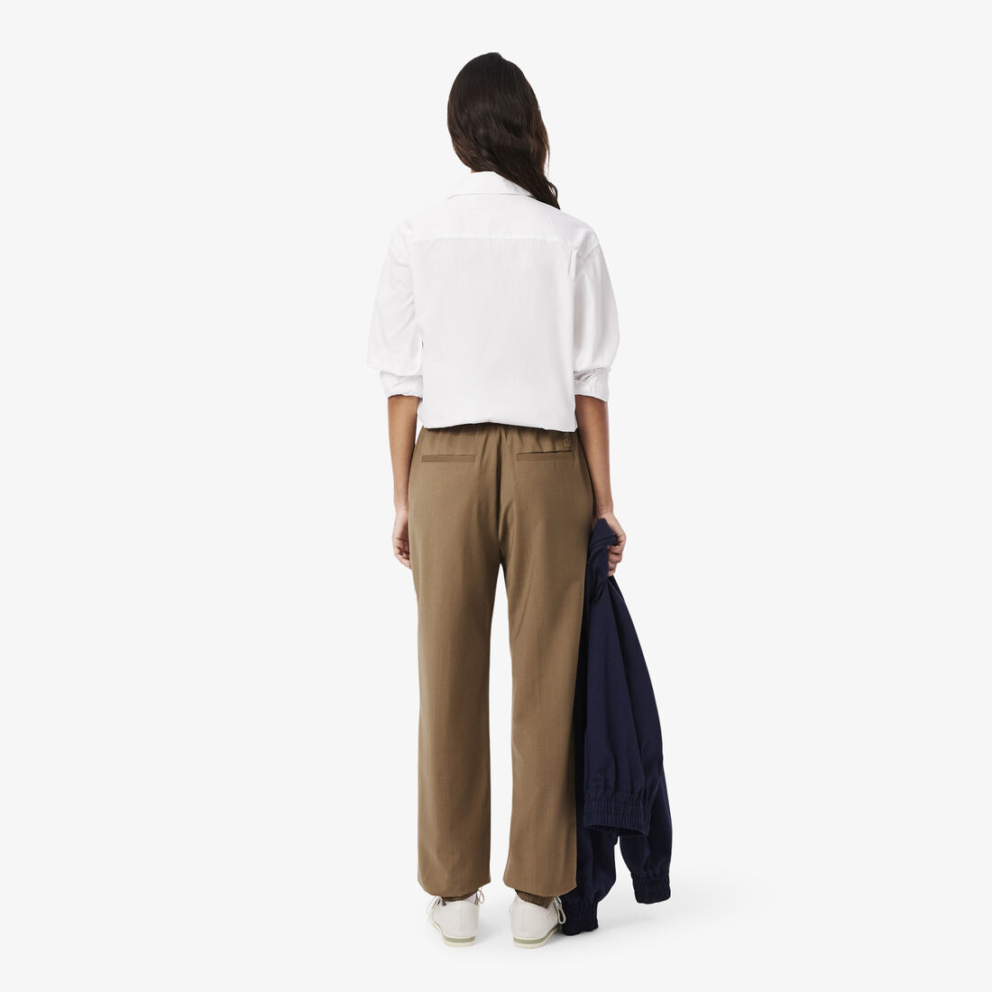 Oversized Wool Blend Track Pants Oversized Wool Blend Track Pants - HF3281-00-02S