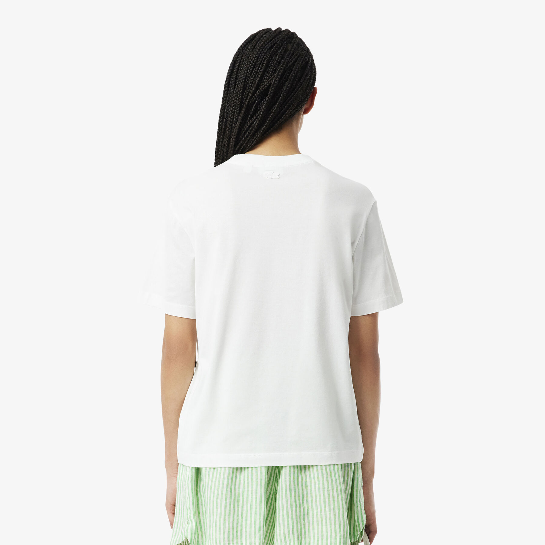 تي شيرت جيرسيه بطبعة تمساح Crocodile Print Jersey T-shirt - TF9596-00-001