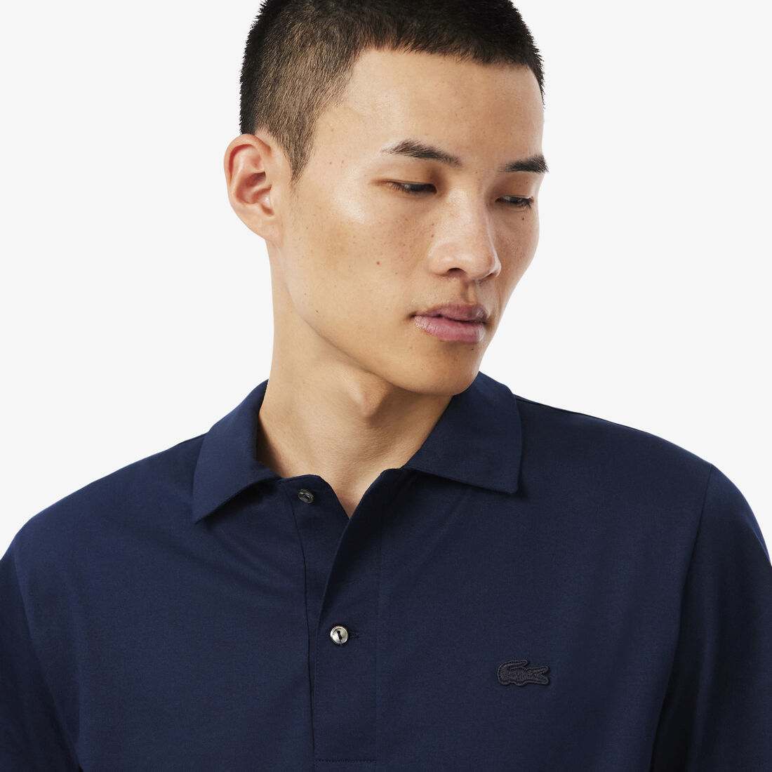 Paris Classic Fit Open Neck Embroidered Polo Shirt Paris Classic Fit Open Neck Embroidered Polo Shirt - DH5928-00-166