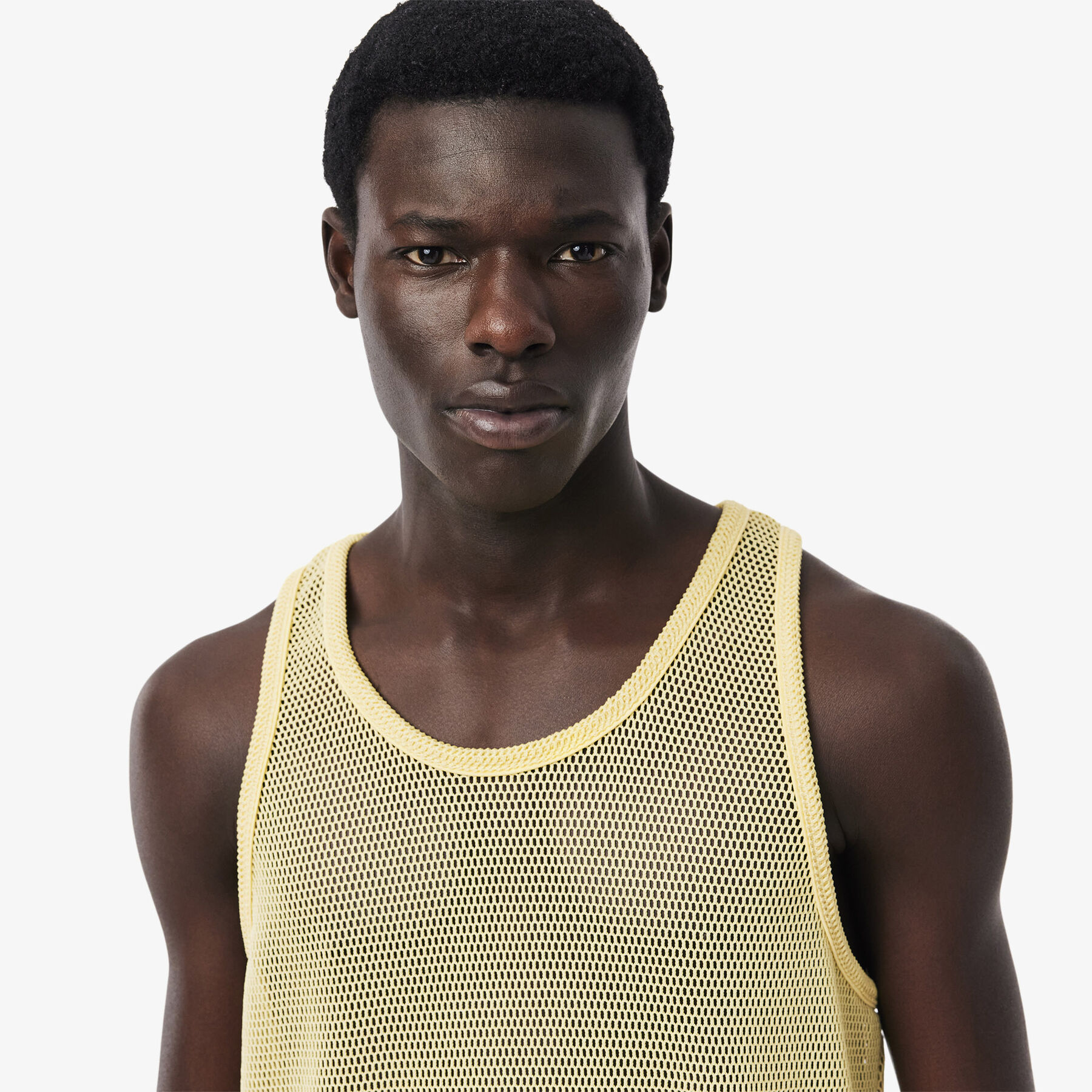 TEE-SHIRT لاكوست قميص تانك رانواي شبكي