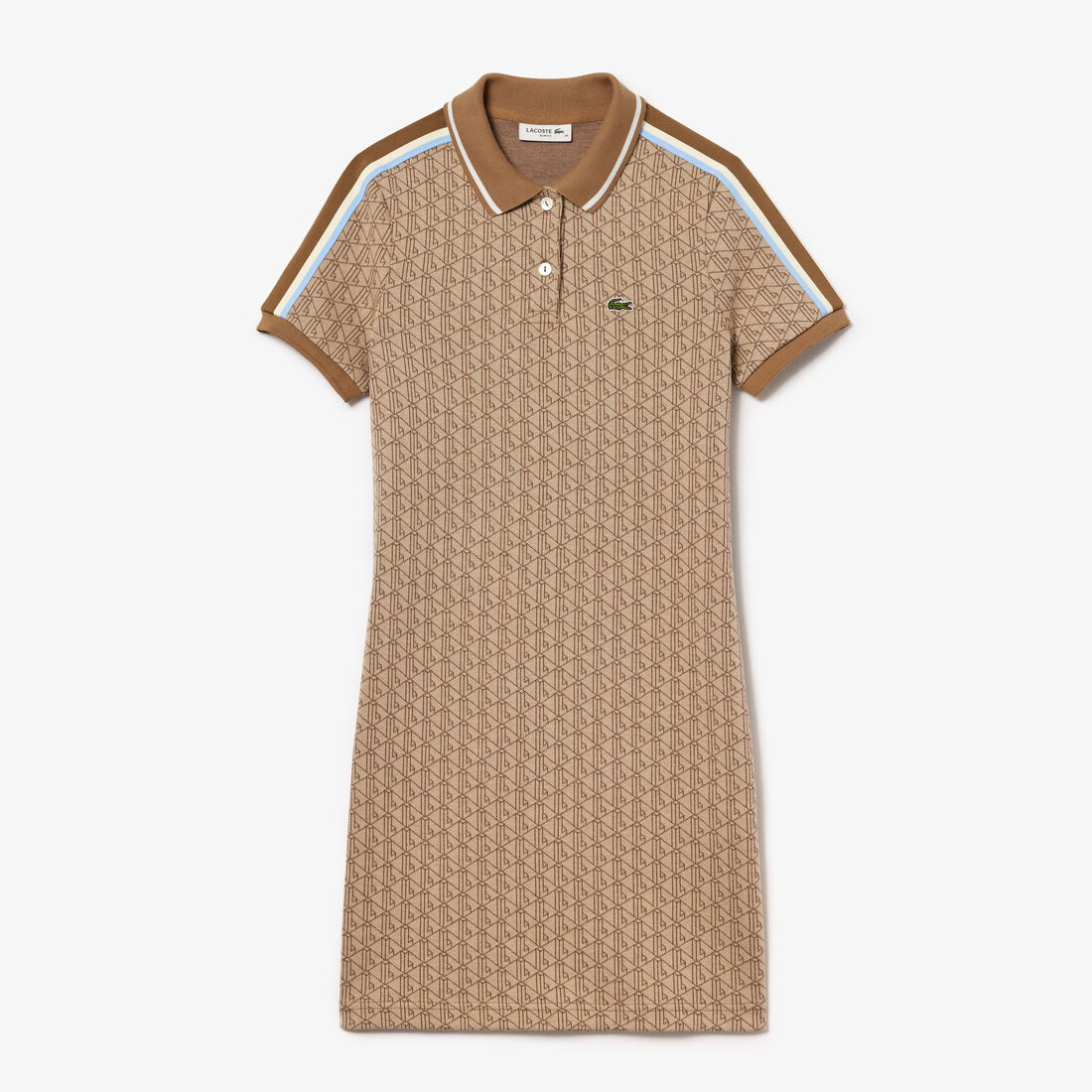 Slim Fit Lacoste Monogram Jacquard Dress - EF1676-00-IRP