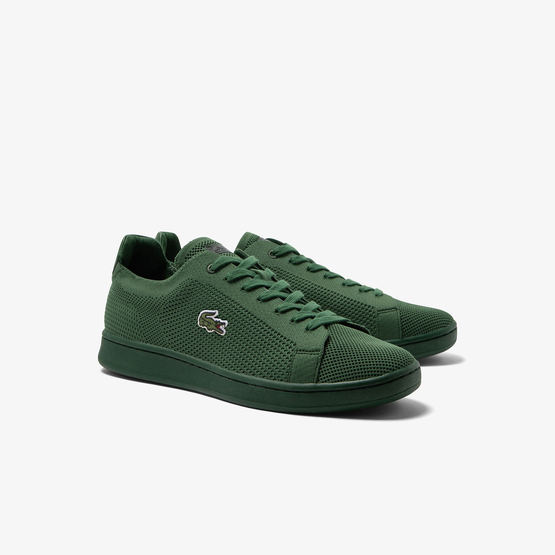 Men's Lacoste Carnaby Piqu&eacute;e Textile Trainers - 45SMA0023-GG2