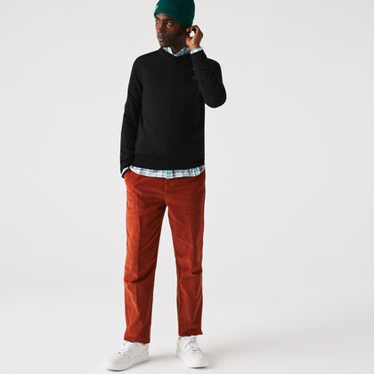 Men's V-neck Merino Wool Sweater