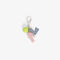 Tennis Ball Crocodile L Charms Key Ring - NF5321RL-R99