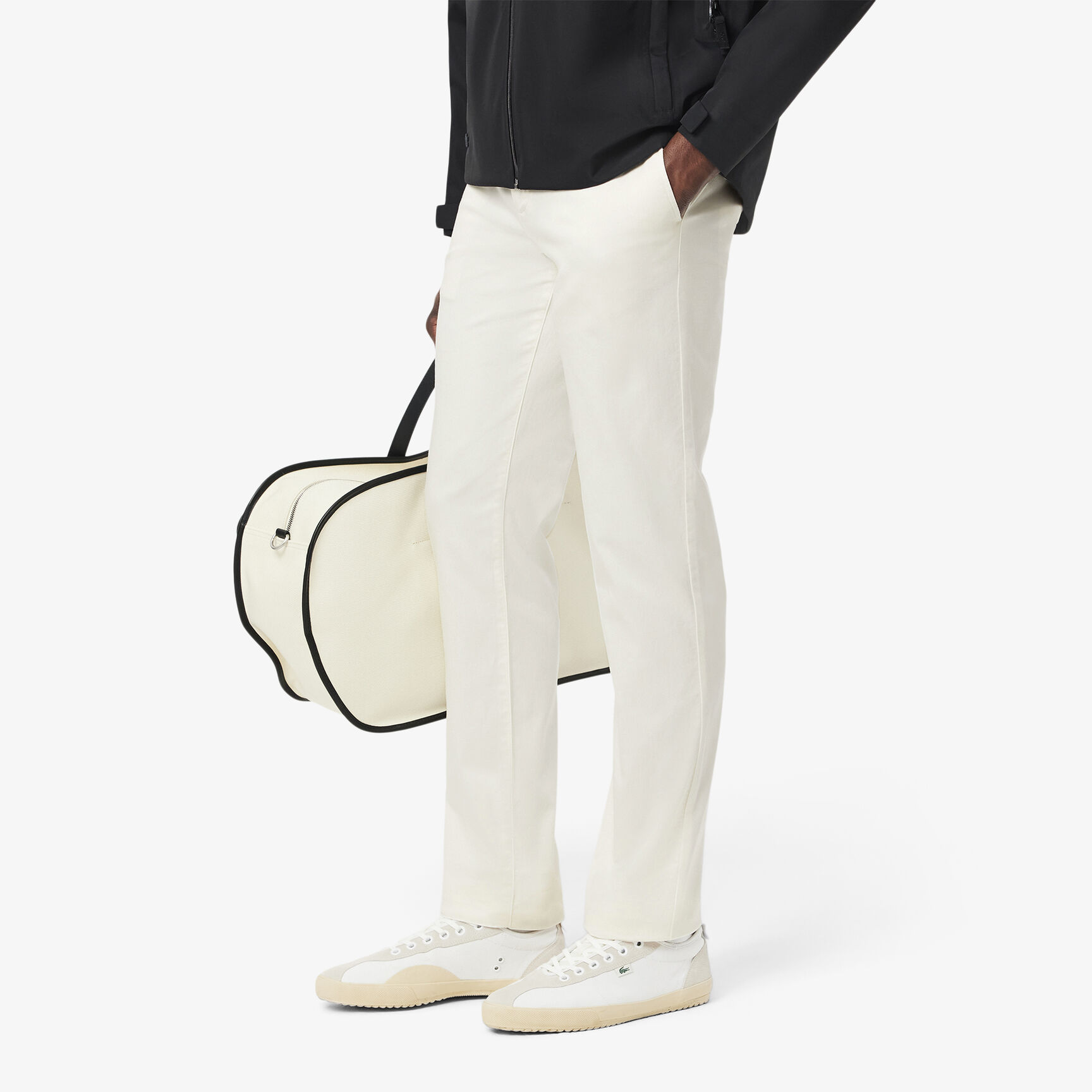 بنطال تشينو قطني مطاطي بقصّة ضيقة Slim Fit Stretch Cotton Chino Pants - HH3463-00-70V