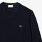 Monochrome Cotton V-neck Sweater lacoste monochrome cotton v neck sweater