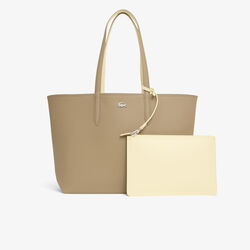 lacoste anna reversible tote with pouch