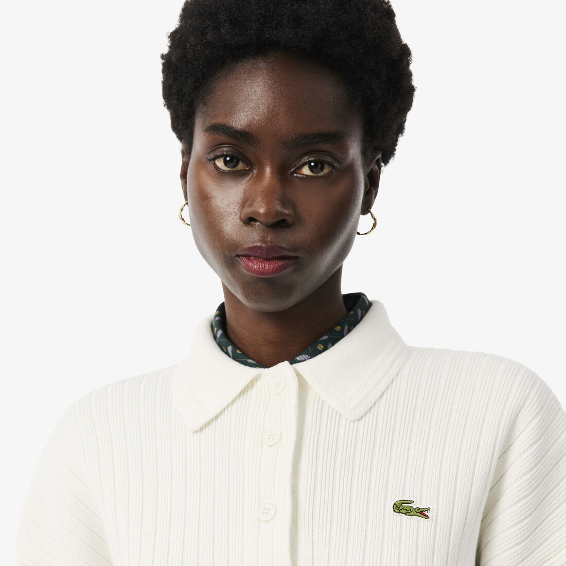 French Made Polo Collar Sweater - AF8272-00-70V