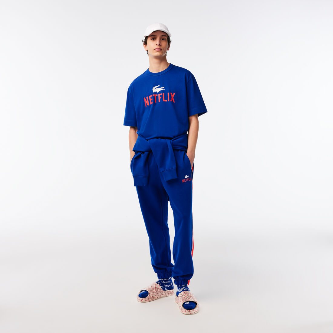 Unisex Lacoste x Netflix Loose Fit Organic Cotton T-shirt Unisex Lacoste x Netflix Loose Fit Organic Cotton T-shirt