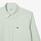 lacoste regular fit striped oxford shirt