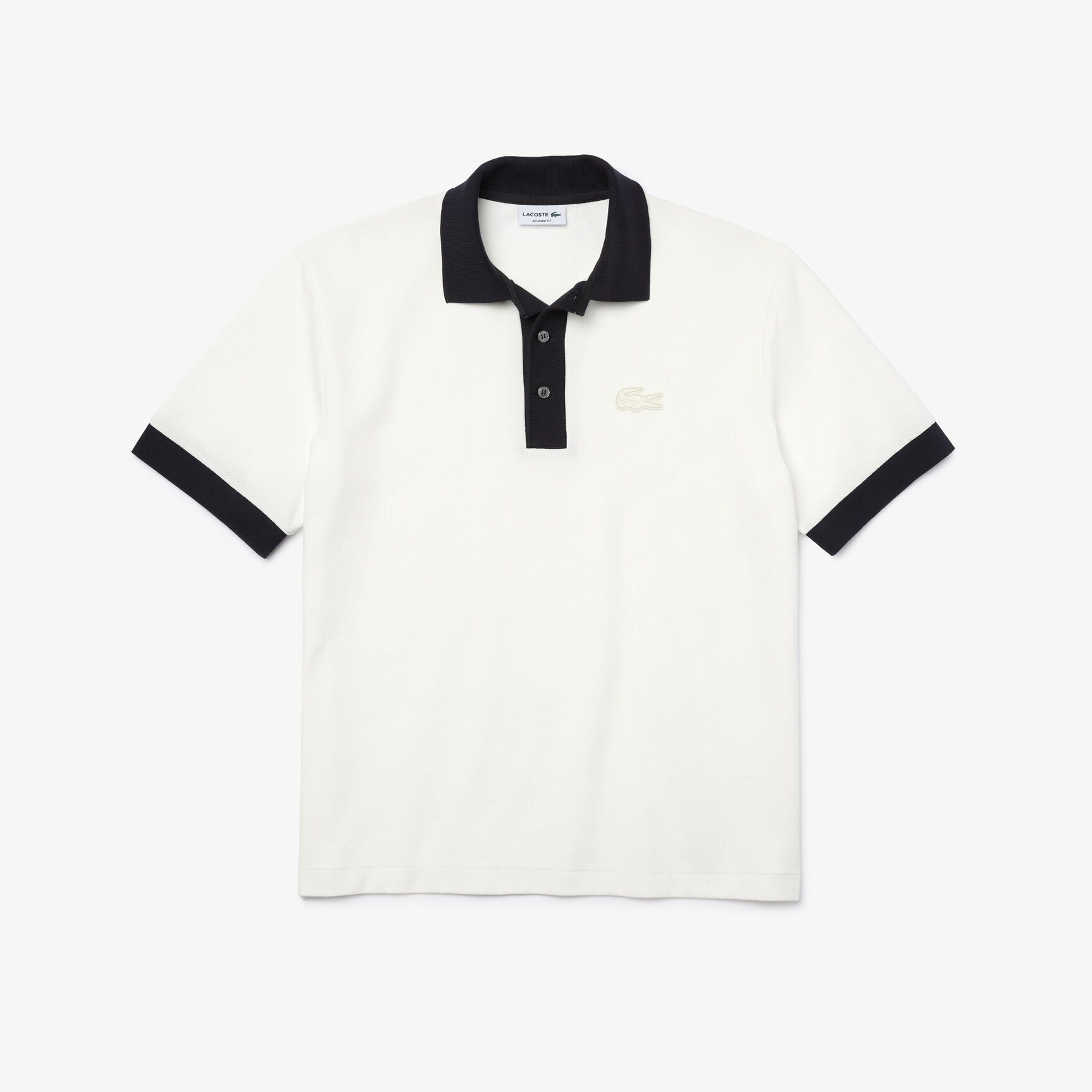 Men&rsquo;s Lacoste Loose Fit Textured Cotton Piqu&eacute; Polo